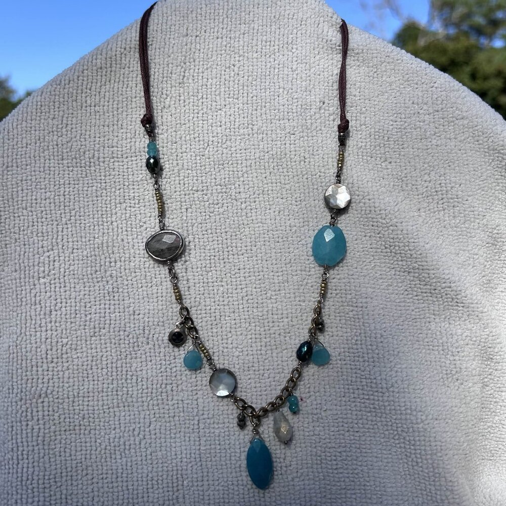 N2339 Silpada Sterling Silver Labradorite Necklace
